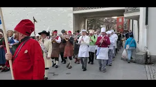 47er Regimentsmarsch - Imster Schemenlaufen 2024 Festzug - Stadtmusik Imst