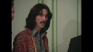 George Harrison & Paul McCartney sign Beatles dissolution papers (Plaza Hotel, December 19th, 1974)