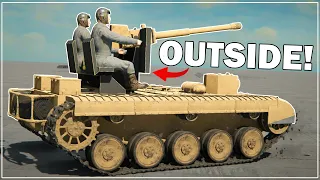 I Built A TANK DESTROYER With An OUTSIDE GUN CREW In The NEW SPROCKET UPDATE!