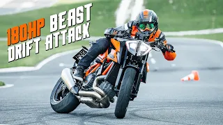 KTM 1290 SUPER DUKE R 2020 DRIFT ATTACK | RokON VLOG #100