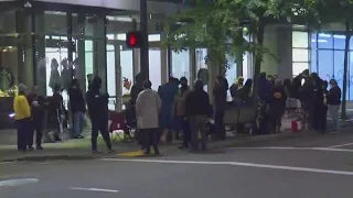 Group greets apparent protesters released from Portland police precinct