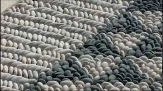 The Art of Pebble Mosaics and the technique of the Aegean  Ios Island Greece