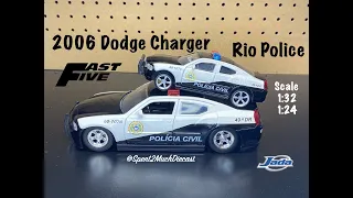 2006 Dodge Charger Rio Police by Jada | Fast 5 | Diecast Collector Unboxing | Fast & Furious | Heist