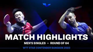 Yang Wang vs Tomislav Pucar | MS R64 | WTT Star Contender Bangkok 2023