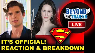 Superman Legacy Cast CONFIRMED - David Corenswet, Rachel Brosnahan is Lois Lane - James Gunn 2025