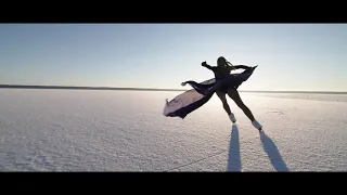 MOST BEAUTIFUL SKATING VIDEO - Johanna Allik on frozen sea