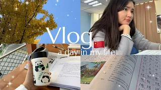 Vlog ₊˚⊹♡ День студентки в Китае🇨🇳
