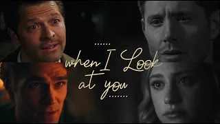 when i look at you  [betty & archie + dean & castiel]
