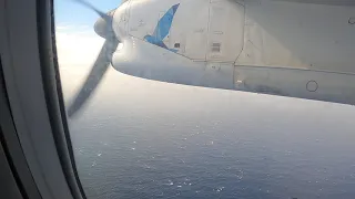 Bombardier Dash 8-Q200 SATA Air Azores Full Power Take Off Corvo (Full Flight to Flores)