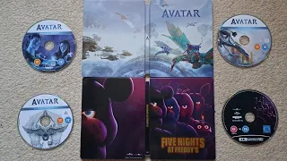 Avatar & Five Nights At Freddy's 4K Steelbooks Unboxing