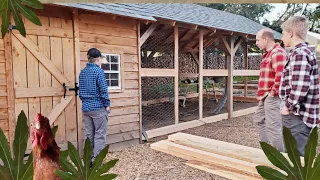 DAYS IN THE LIFE, building chicken coop, gardening, cooking, baking, sewing, tidy up