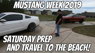 Mustang Week 2019 Saturday prep and Sunday travel!