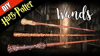 ⚡️Harry Potter DIY: Wands - Harry Potter, Hermione Granger and Ron Weasley - Replicas