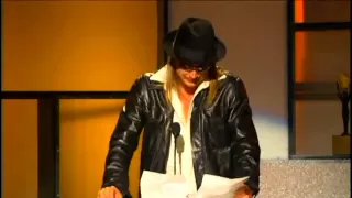 Kid Rock inducts Bob Seger Rock and Roll Hall of Fame inductions 2004