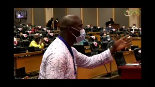 Julius Malema threatens to beat African Leader outside Pan African Parliament