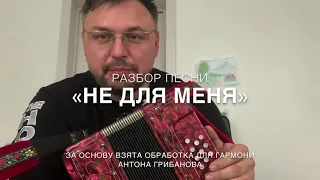 РАЗБОР песни «НЕ ДЛЯ МЕНЯ»