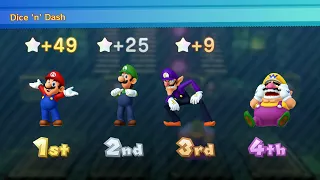 Mario Party 10 - Mario vs Luigi vs Wario vs Waluigi - Whimsical Waters