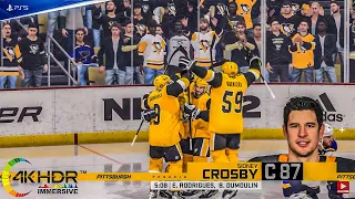 NHL 22 Back n Forth Shootout! Pittsburgh Penguins vs St Louis Blues 4K60FPS! PS5 Gameplay