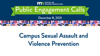 Campus Sexual Assault & Violence Prevention