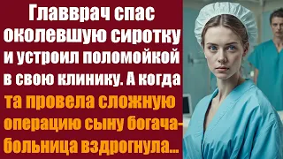 Главврач спас околевшую сиротку и устроил поломойкой в свою клинику. А едва она провела сложную...