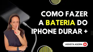 Faça isso para a BATERIA do seu iPhone DURAR MAIS!