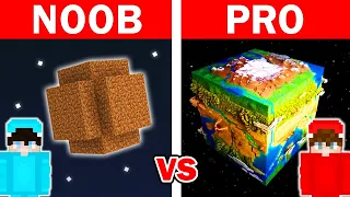 NOOB vs PRO Epickie PLANETY w Minecraft