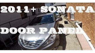 How to remove FRONT door panel Hyundai Sonata 2011+