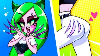 MONSTER GIRL BEAUTY MAKEOVER 💅🏻 Punk Girl VS Soft Boy by Z-Boo