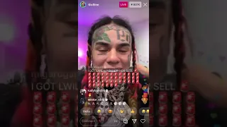 6ix9ine Exposes the industry IG LIVE