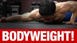 Bodyweight Workout Routine (BUILD MUSCLE AT HOME!)