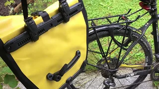 Installing Ortlieb Pannier bags for cycling