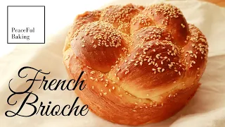 Classic French Braided Brioche (With Poolish)