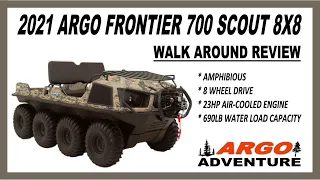 2021 ARGO FRONTIER 700 SCOUT 8X8 MODEL REVIEW - ARGO ADVENTURE