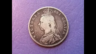 UK Half Crown 1887 1/2 Crown Great Britain