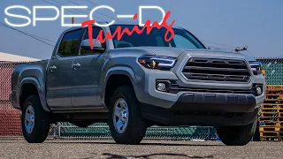 SPECDTUNING INSTALLATION VIDEO: 2016-2021 TOYOTA TACOMA PROJECTOR HEADLIGHTS