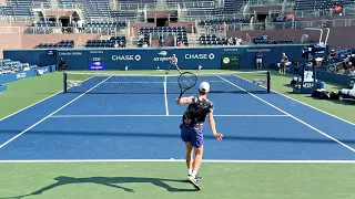 Denis Shapovalov v. Aslan Karatsev - Court Level Practice Match Highlights (2022)