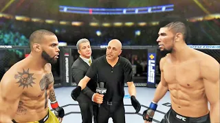 Thiago Santos vs Johnny Walker Full Fight - UFC 4 Simulation