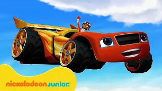 Blaze et les Monster Machines | La voiture de course aide à faire fondre la glace | Nickelodeon Jr.