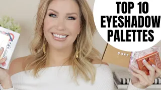 RANKING MY TOP 10 FAVORITE EYESHADOW PALETTES | Risa Does Makeup
