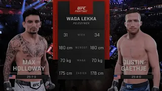 UFC 300 Max Holloway vs Justin Gaethje #ufc #ufc5 #ufc300 #ksw #mma #k1 #boks #bjj