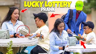 Lucky Lottery Prank - Gold Digger - | @NewTalentOfficial