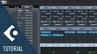 MixConsole History | New Features in Cubase Pro 9
