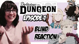 THIS IS CRAZY BUT FUN! | Delicious in Dungeon Ep 1 (BLIND REACTION)