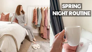 SPRING NIGHT ROUTINE 2020 | Working from Home, Healthy Dinner, Sleep Habits