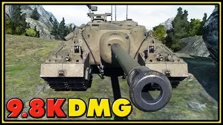 T95 - 9,8K Dmg - World of Tanks Gameplay