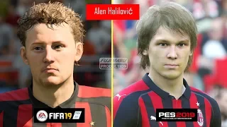 FIFA 19 Vs PES 2019 | Famous Young Players Faces Comparison #2 ft. Bernando Silva, Kluivert, Coman,