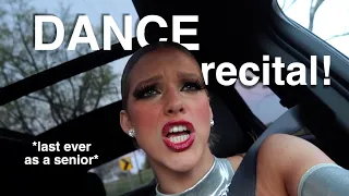 my SENIOR DANCE RECITAL WEEK VLOG!! *bats, chaos, stress, & more...*