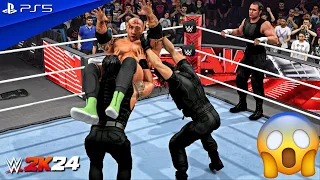 WWE 2K24 - The Shield vs. Evolution - Elimination Tag Team Match | PS5™ [4K60]