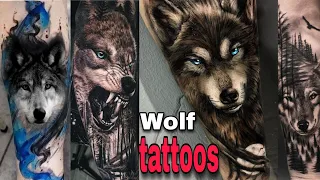 Wolf tattoos for men ||trending tattoos|| #tattooartist #besttattoos #wolftattoo #wolf