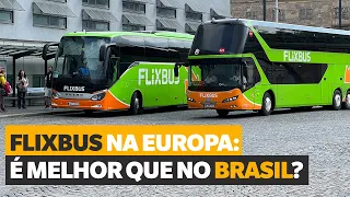 FLIXBUS NA EUROPA! Como é viajar de ônibus na EUROPA